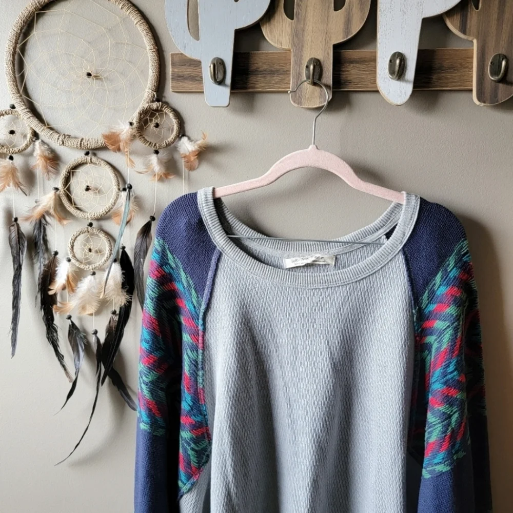 We The Free | Rainbow Dreams Oversized Swit Southwestern Sea Combo Nwt_4